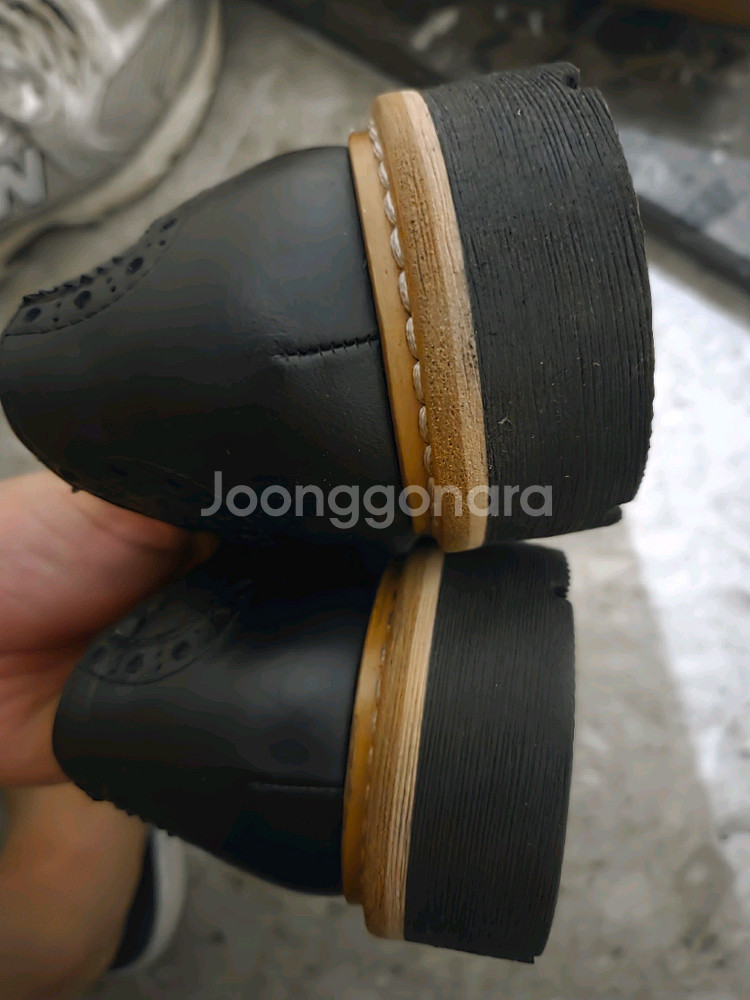 장까를로 모렐리 윙팁 42 270 사이즈 블랙 팝니다--2