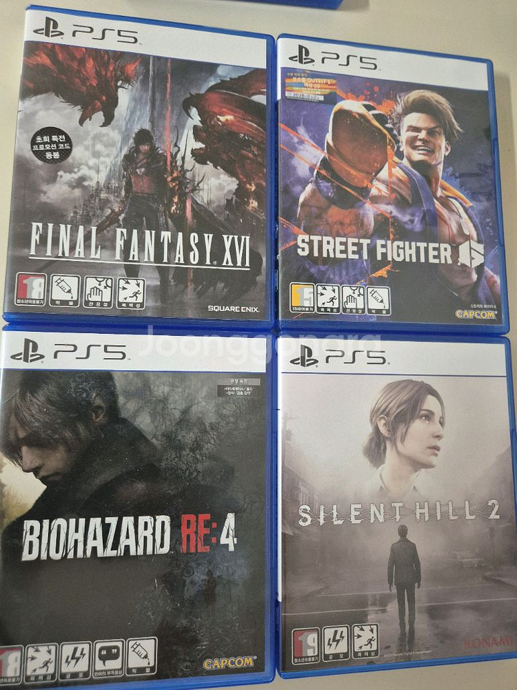 PS5 사일런트 힐2, 바이오하자드4, 스파6 파판16--0