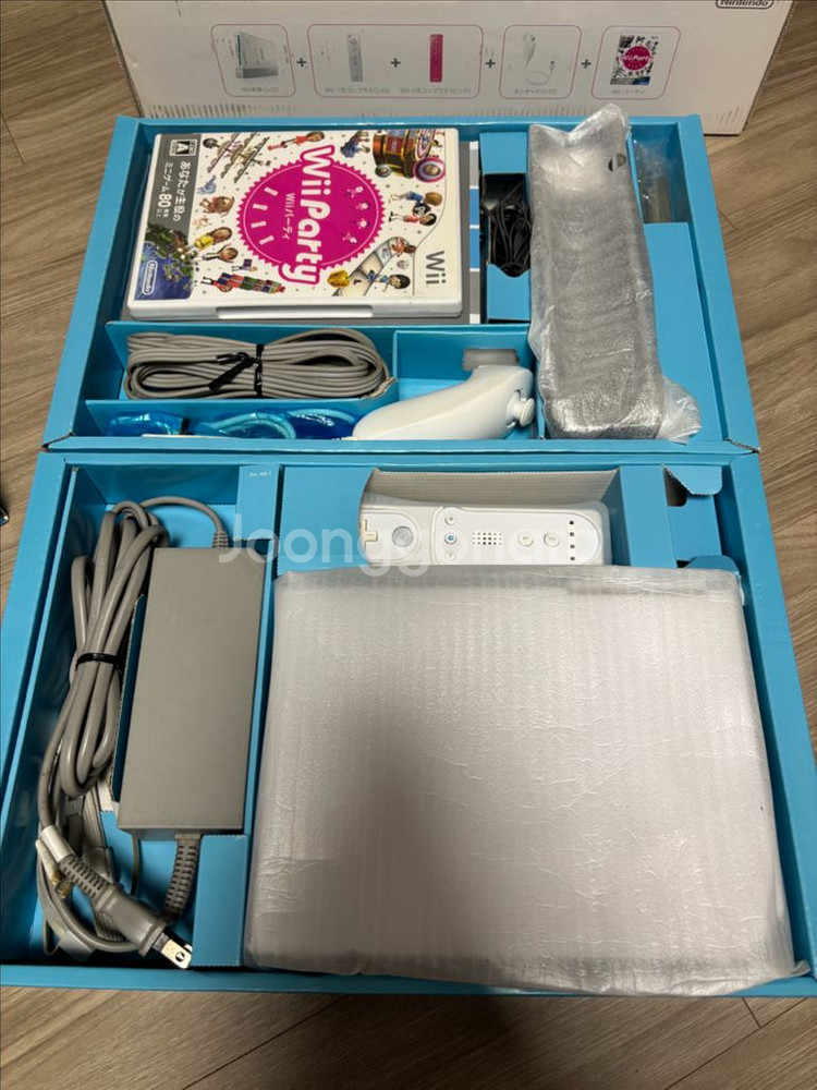 닌텐도 Wii 일판 위파티 2인 세트 풀박스 판매합니다--4