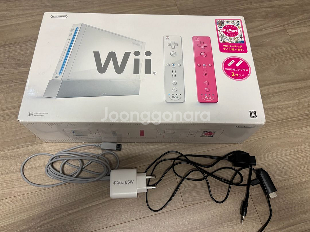 닌텐도 Wii 일판 위파티 2인 세트 풀박스 판매합니다--5