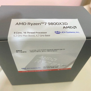 AMD 라이젠7 6세대 9800X3D 멀티팩 정품