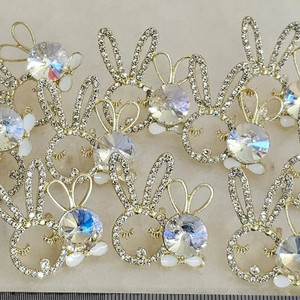 금속 조임 토끼한쌍 10개 일괄