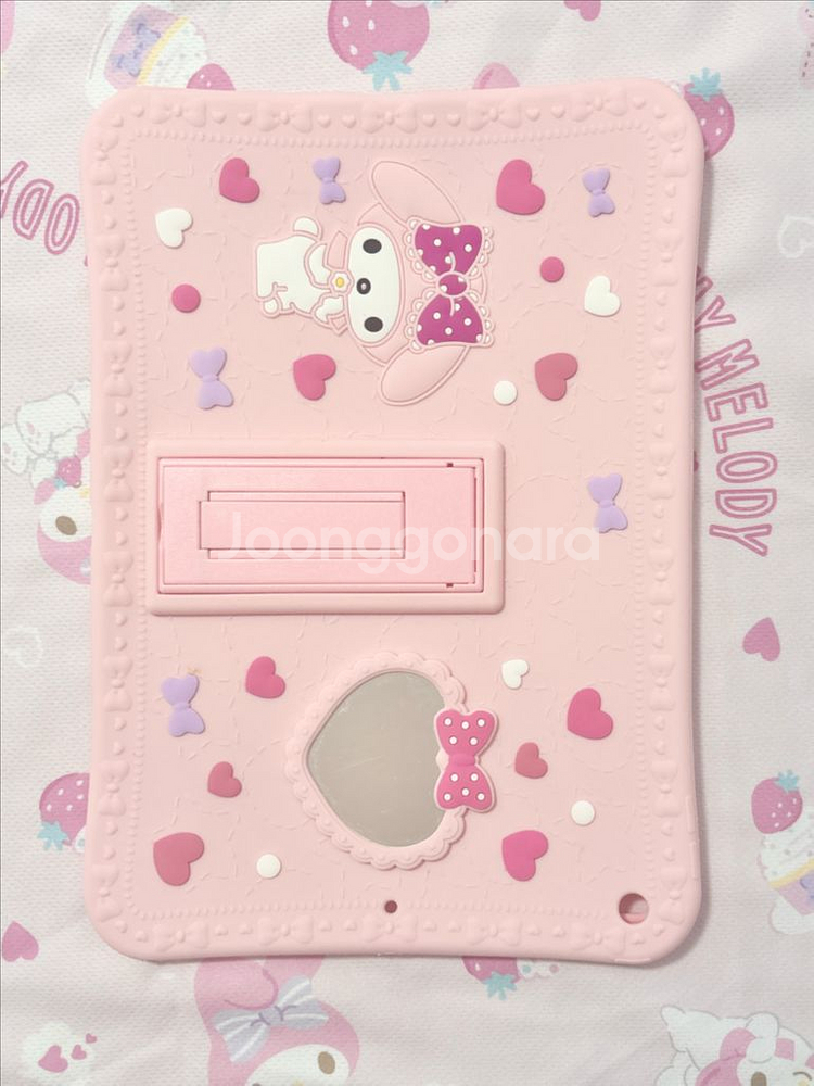 덤) 마이멜로디 마멜 아이패드 케이스 10.2인치--0