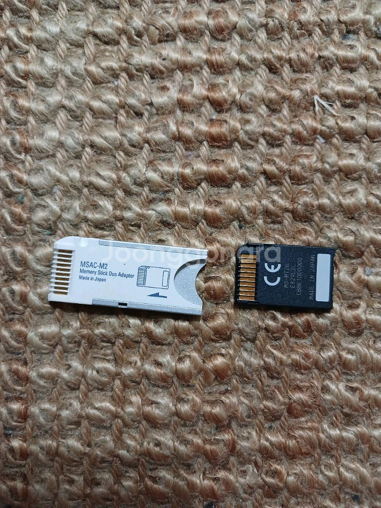 SONY 메모리스틱 Pro Duo 1GB 어댑터 포함--3