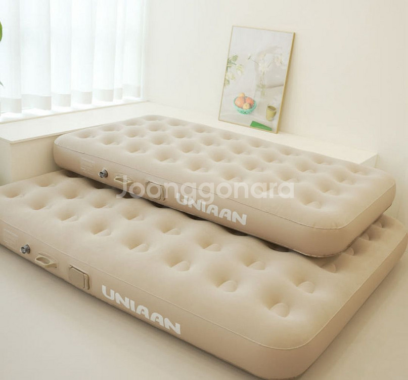 유니언 에어침대 더블 25cm (새것) 캠핑용--0