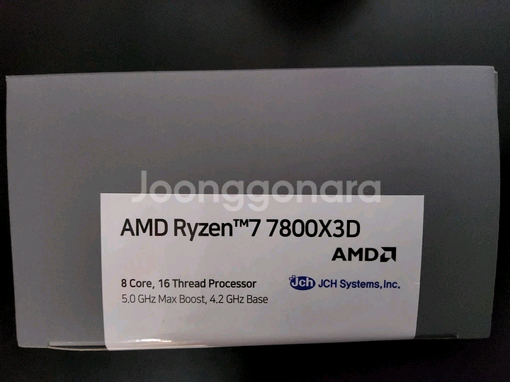 7800X3D 라파엘 멀티팩 국내 정품 미개봉--0