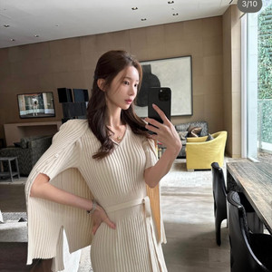 미미워 슈퍼파인울셋업 스킨베이지