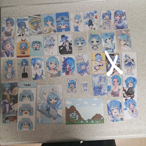 스텔라이브 타비 포카 엽서 카드텍 스티커 등