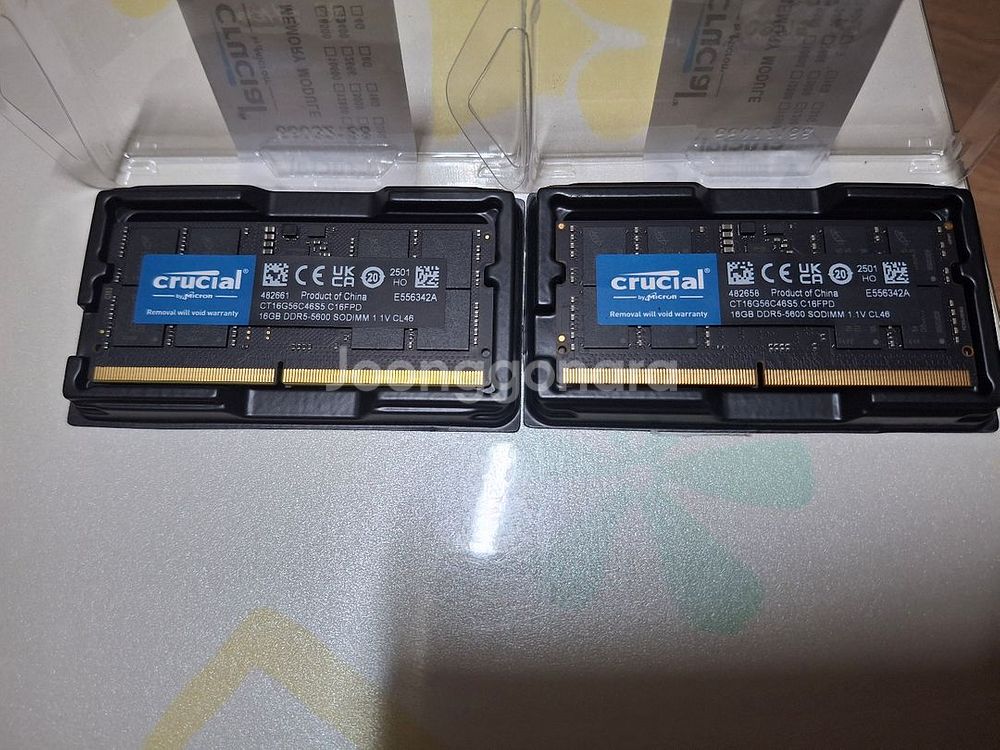 노트북(SODIMM) DDR5 16G *2ea 32GB--1