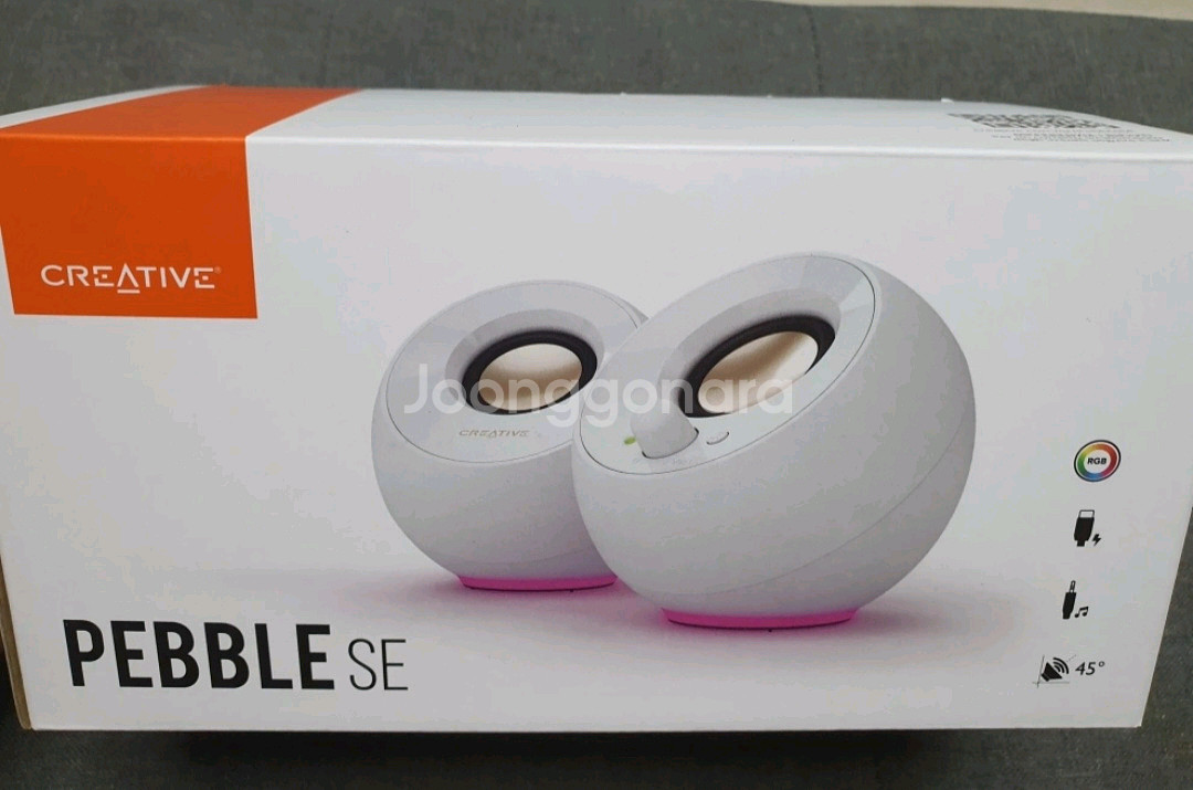 크리에이티브 페블 SE 스피커 풀박 새제품--0