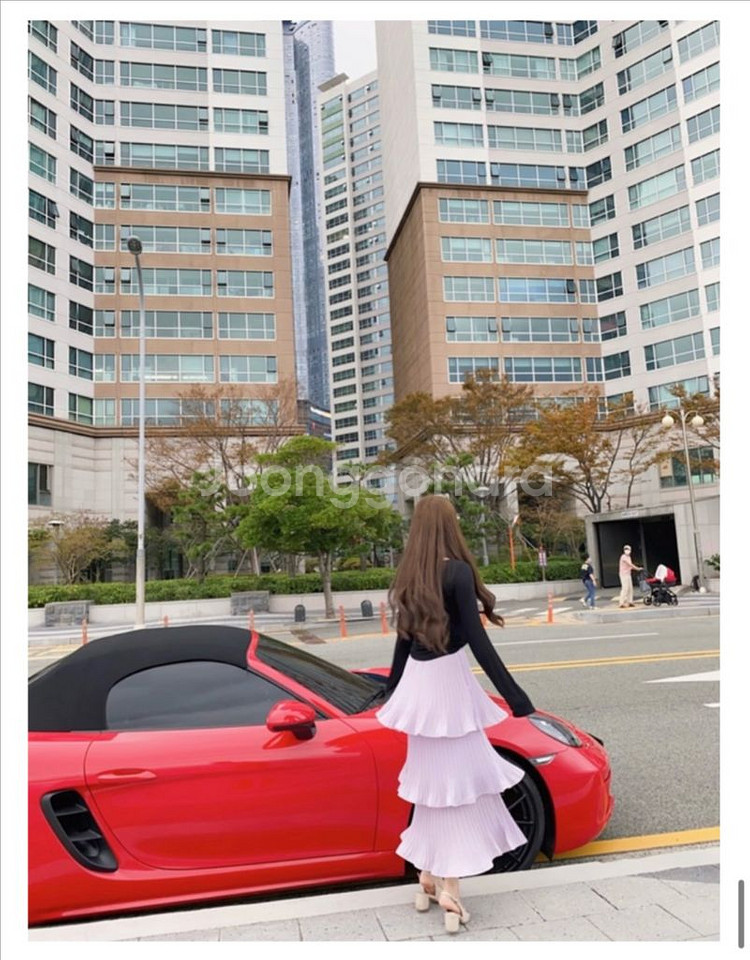 메이윤 제작 캉캉스커트 (라벤더)--1