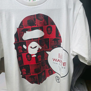 미발매 베이프 한정 릴웨인 티셔츠