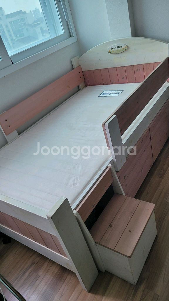 이솝스토리 엉클톰 주니어 원목 친환경 침대--3