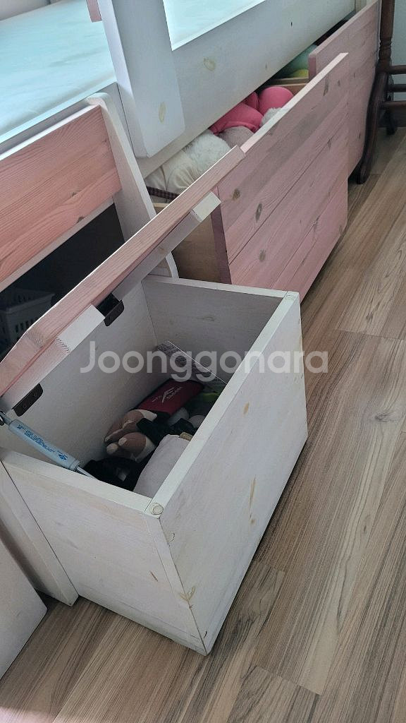 이솝스토리 엉클톰 주니어 원목 친환경 침대--5