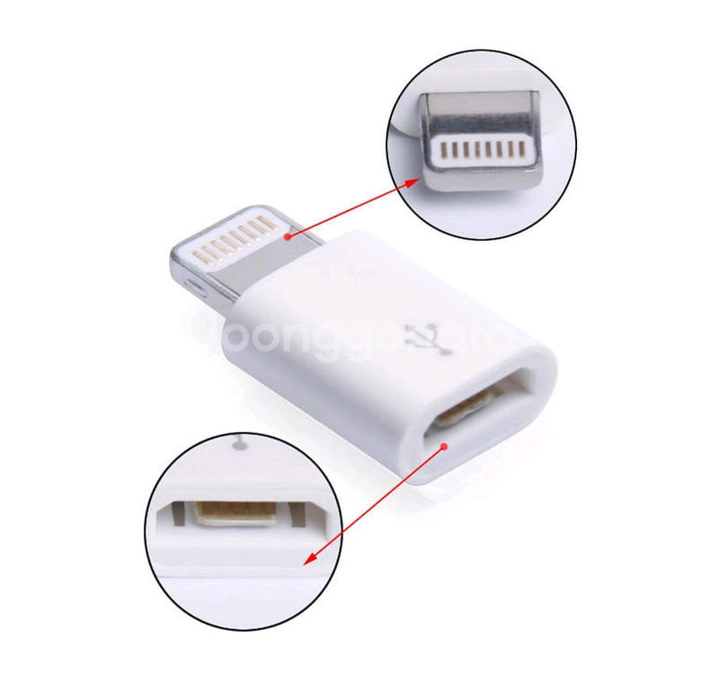 애플 라이트닝 마이크로 USB 어댑터--4