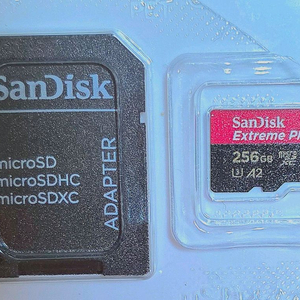 [미사용] 샌디스크 SD카드 익스트림 프로 256gb