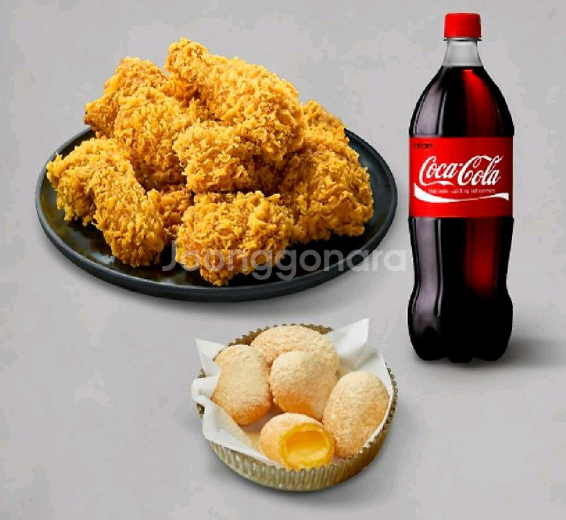 bbq 메뉴변경가능 핫황금올리브크리스피 치즈볼 콜라--0