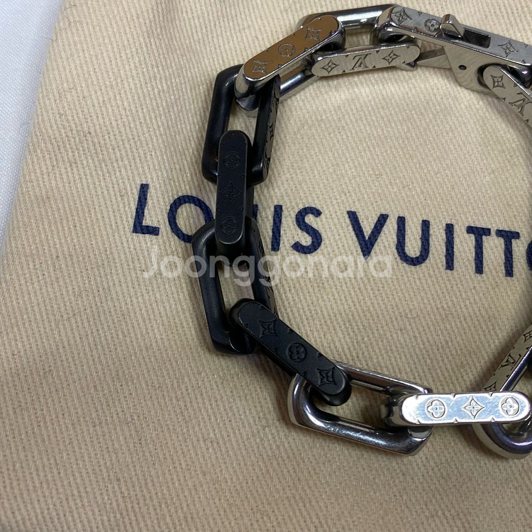 [M,풀구성]루이비통 버질아블로 모노그램 체인 팔찌--4