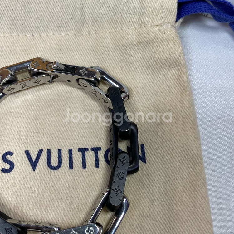 [M,풀구성]루이비통 버질아블로 모노그램 체인 팔찌--6