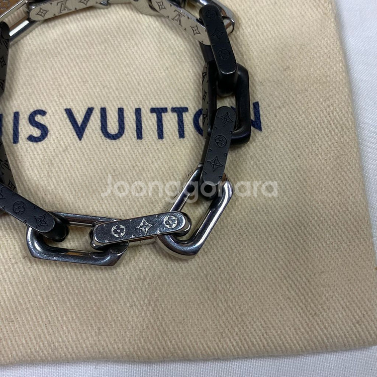 [M,풀구성]루이비통 버질아블로 모노그램 체인 팔찌--5