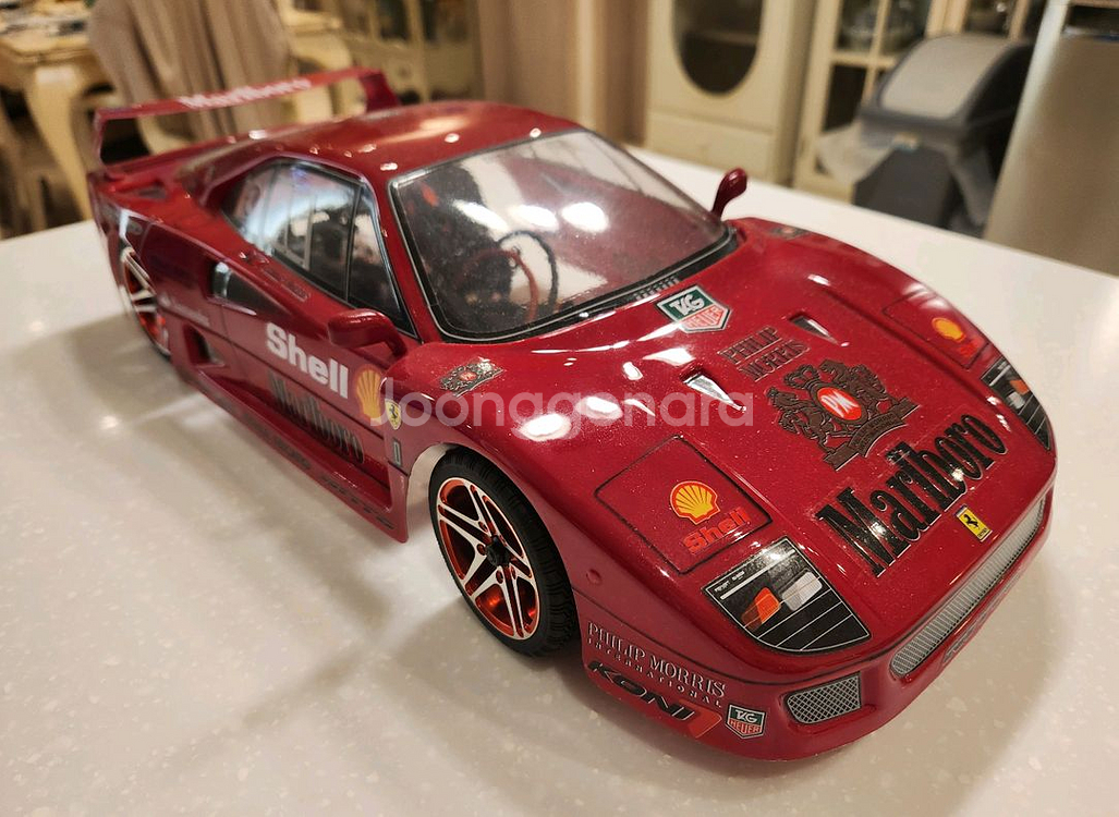 페라리 F40 1/10 rc카 바디--7