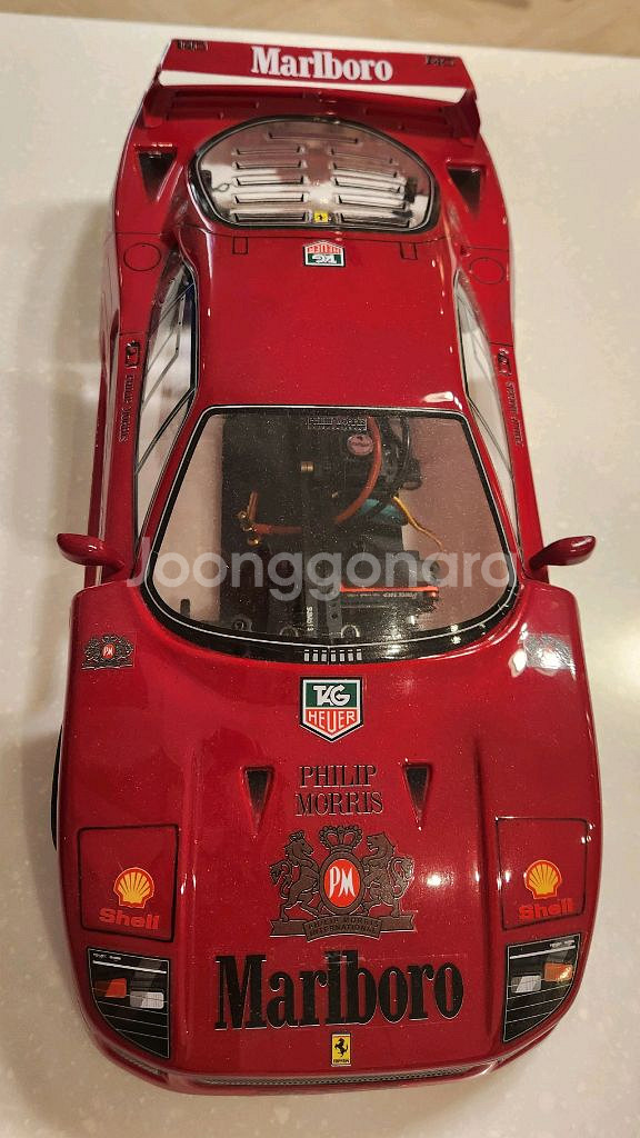 페라리 F40 1/10 rc카 바디--5