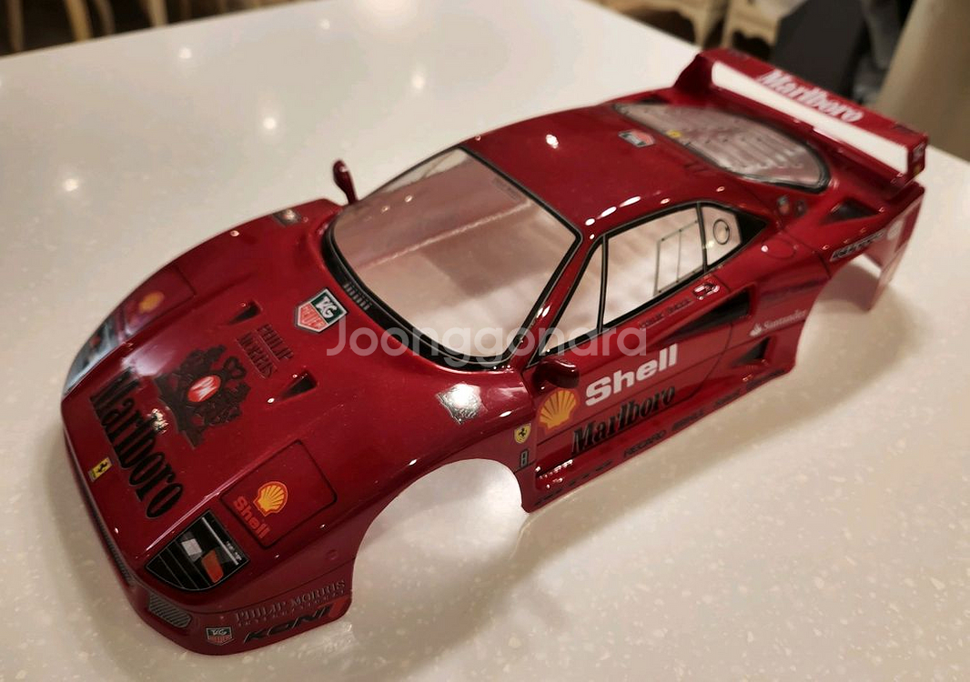 페라리 F40 1/10 rc카 바디--6