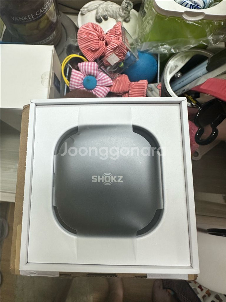 Shokz OpenFit 골전도 이어폰입니다.--0