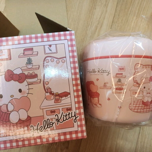 키티 핸들형 스탠 도시락통 판매합니다