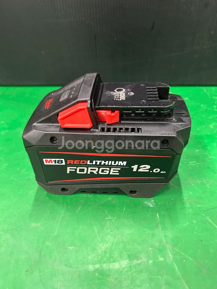 밀워키 FORGE 배터리 M18 12ah 배터리 1개--0