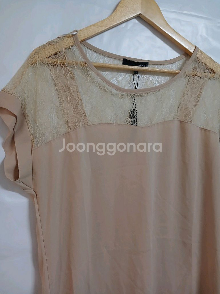 (88,새상품)made in USA 레이스 블라우스--1