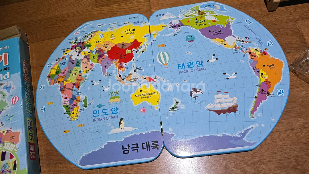 세계지도 완구--3