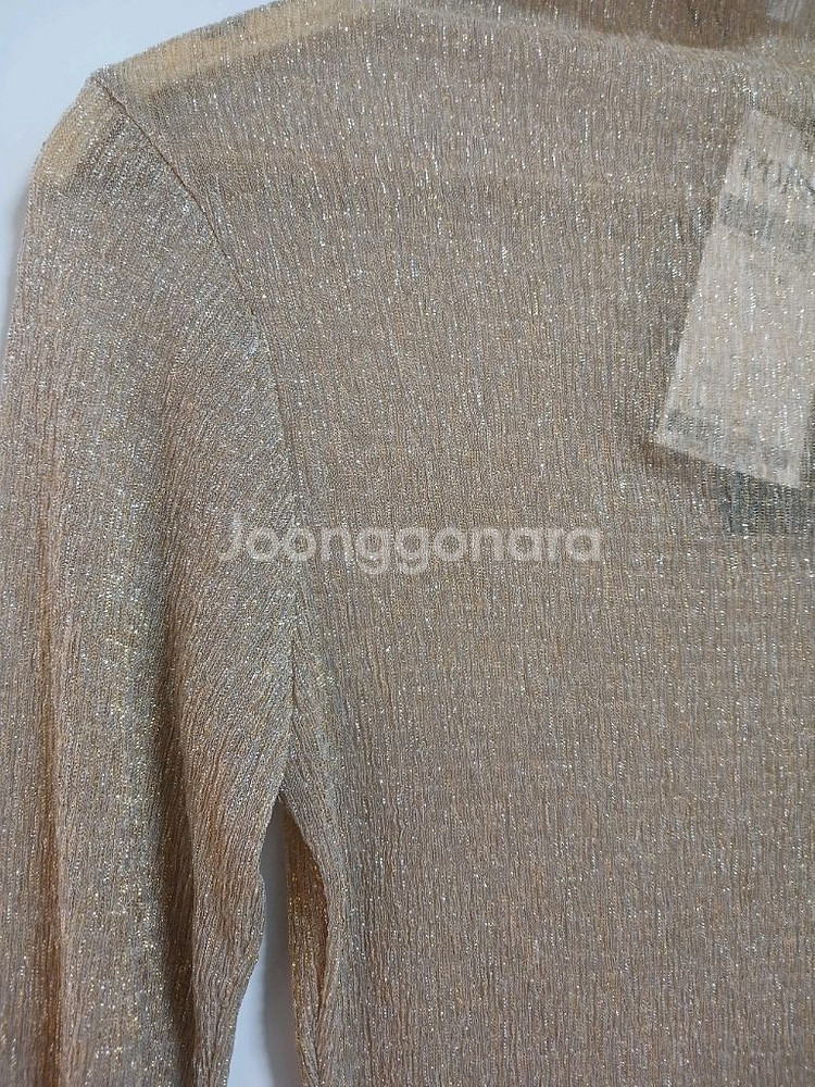 (F,새상품,90-95)펄 글로시 시스루 폴라티--1