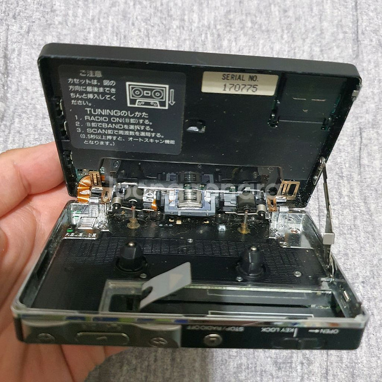 소니 워크맨 WM-F701C 카세트 부품용--4