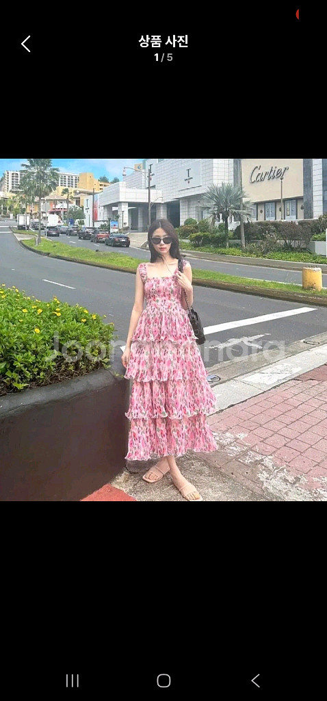 가니 플리츠 조젯 원피스 신지연원피스--0