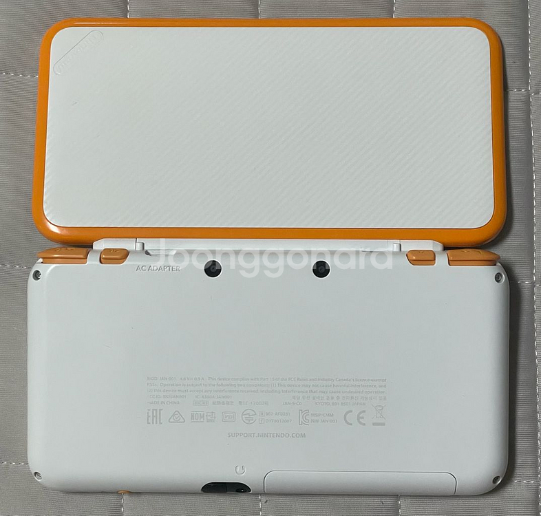 닌텐도 2ds xl 오렌지 화이트, 튀동숲 칩--2