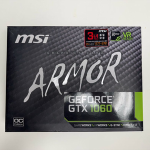 MSI GTX 1060 아머 6GB 풀박스+봉인씰