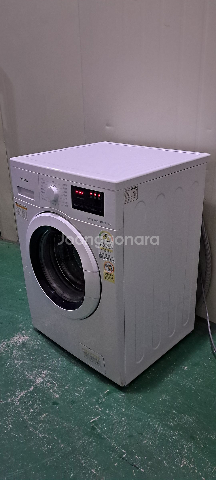 2708 위니아 9KG 드럼세탁기(화이트+빌트인가능)--2