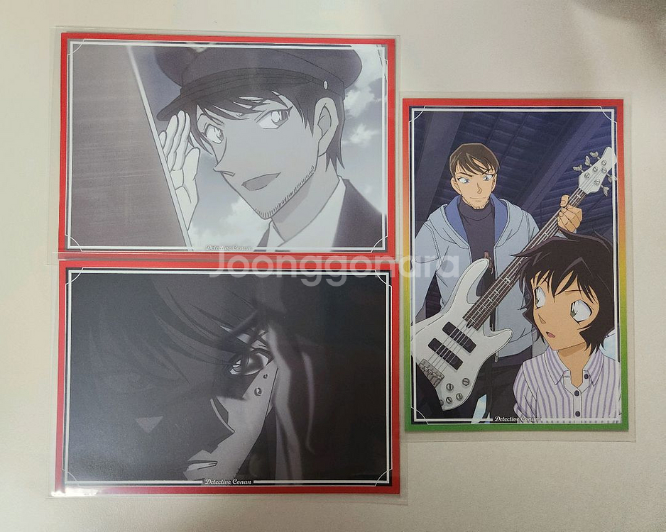명탐정코난 경찰동기조 모로후시 히로미츠 굿즈세트 엽서--3