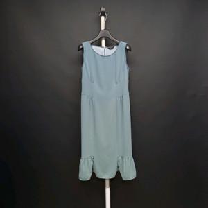 타임 춘하 슬리브리스 쉬폰 롱 원피스 44.55