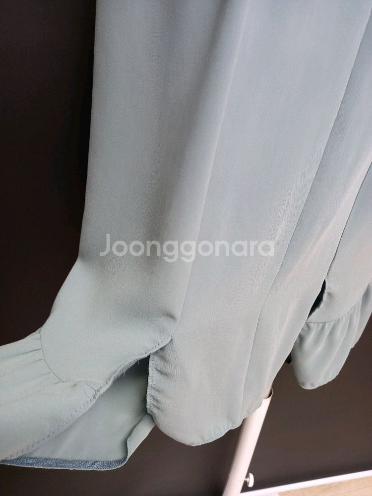 타임 춘하 슬리브리스 쉬폰 롱 원피스 44.55--5