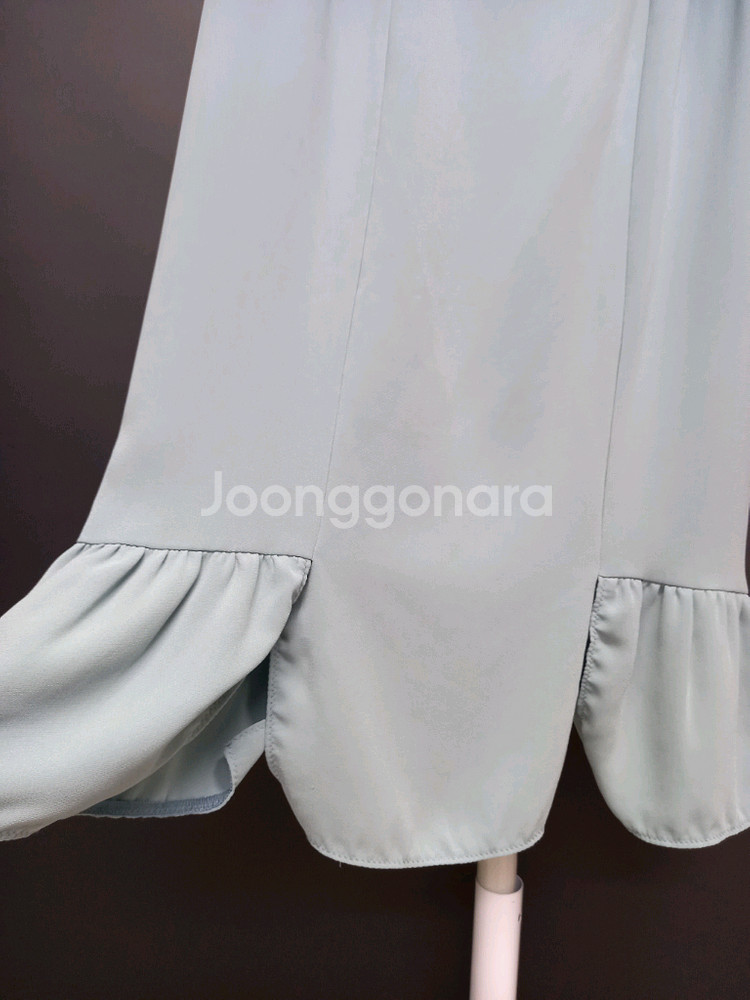 타임 춘하 슬리브리스 쉬폰 롱 원피스 44.55--6