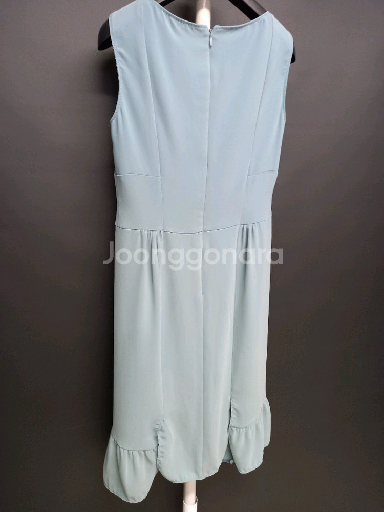 타임 춘하 슬리브리스 쉬폰 롱 원피스 44.55--4