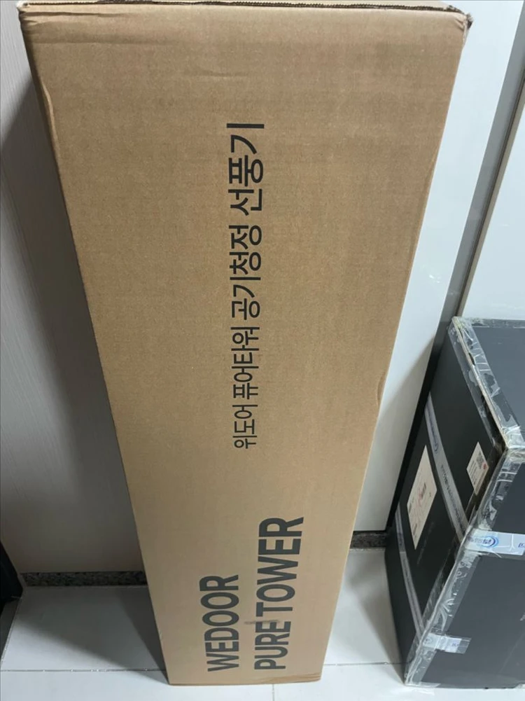 위도어 퓨어타워 공기청정 선풍기 이미지