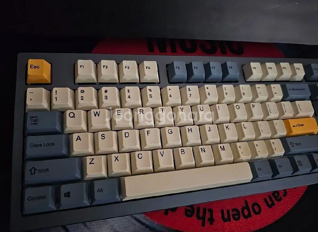 풀 알루미늄 흑축 풀윤활 커스텀 기계식 키보드 게이밍--2