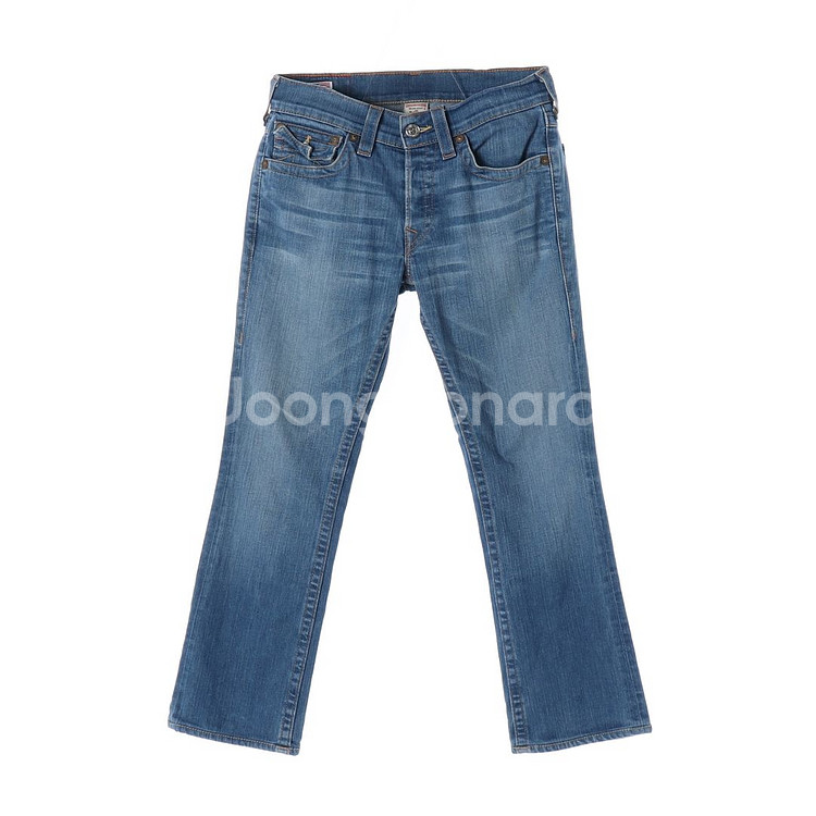 [XL]트루릴리전 W31 EDDIE 중청 워싱 데님 진--0