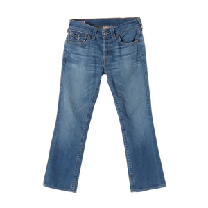 [XL]트루릴리전 W31 EDDIE 중청 워싱 데님 진