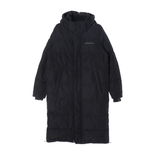 [S]머렐 덕다운 로고 블랙 롱 패딩 파카