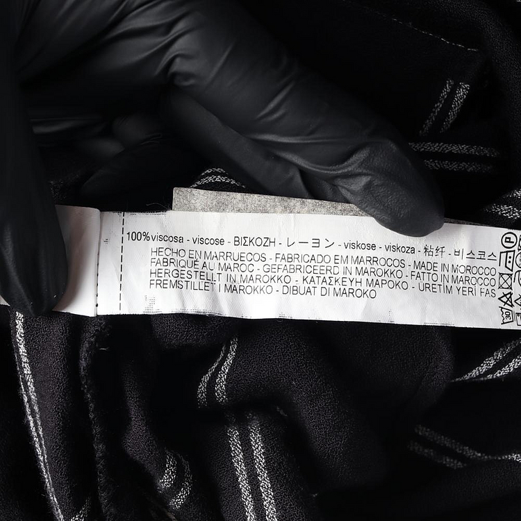 [S]자라 블랙 체크 루즈핏 긴팔 롱 셔츠 원피스--6