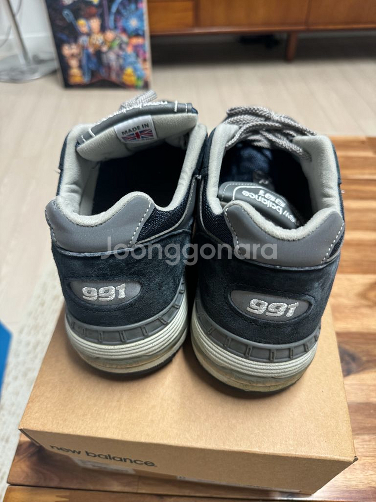 뉴발란스 991 네이비 사이즈 280--2
